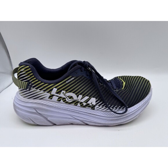 Hoka One Men’s Rincon 2 Road Running Shoes Odyssey Gray White Yellow Size 9 READ - Picture 6 of 16